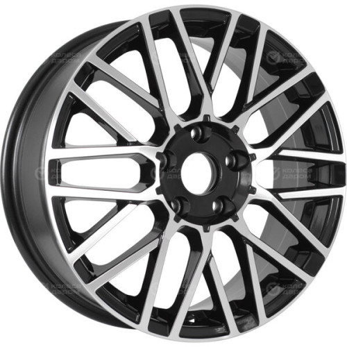 Колесный диск Tech Line 739 6.5xR17 5x108 ET40 DIA54.1 глянцевый черный с полированной лицевой частью