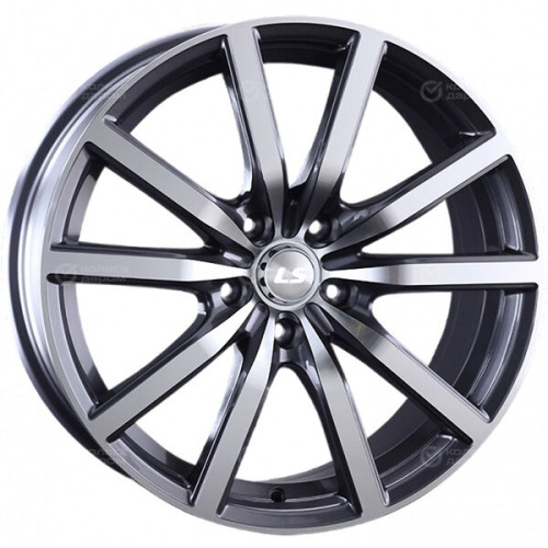 Колесный диск LS LS 841 8xR18 5x114.3 ET35 DIA73.1 насыщенный темно-серый полностью полированный
