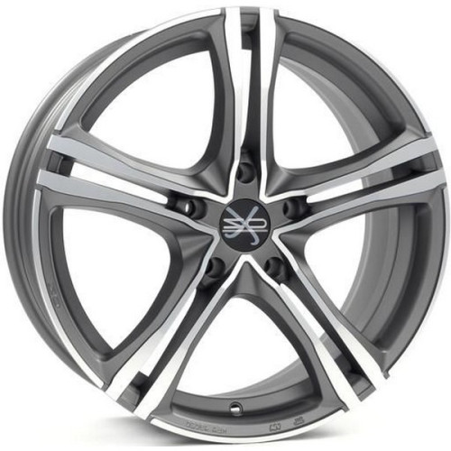 Легковой диск OZ X5B 8x18 5x120 ET45 79 Matt Graphite Diamond Cut