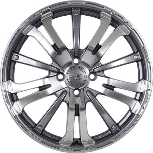 Колесный диск LS LS 955 7xR17 4x100 ET40 DIA60.1 насыщенный темно-серый полностью полированный