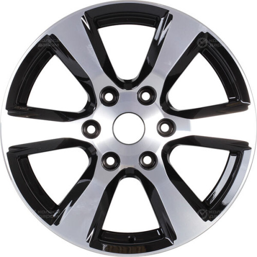 Колесный диск NEO 705 7.5xR17 6x139.7 ET25 DIA106.1 глянцевый черный с полированной лицевой частью