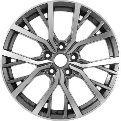 Колесный диск KHOMEN KHW1806 (Tucson) 7xR18 5x114.3 ET51 DIA67.1 насыщенный темно-серый полностью полированный