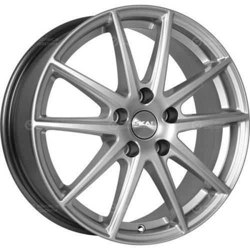 Колесный диск СКАД Амстердам 7xR17 5x114.3 ET50 DIA67.1 серебристый