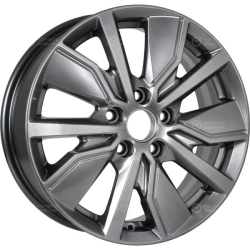 Колесный диск КиК Гамбит 6.5xR16 5x114.3 ET40 DIA66.1 темно-серебристый