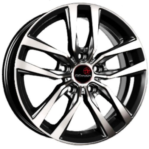 Легковой диск Вектор B214 6x16 5x114,3 ET43 67,1 Алмаз черный