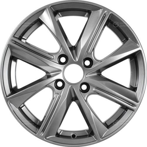 Колесный диск КиК Арнар-оригинал 6xR15 4x100 ET50 DIA60.1 темно-серебристый