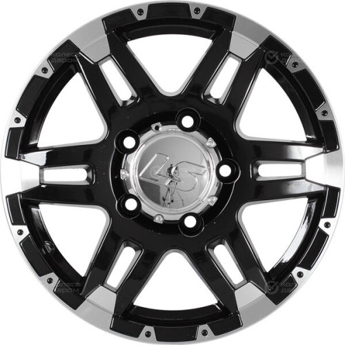 Колесный диск LS LS 212 7xR16 5x139.7 ET30 DIA98.5 черный полностью полированный