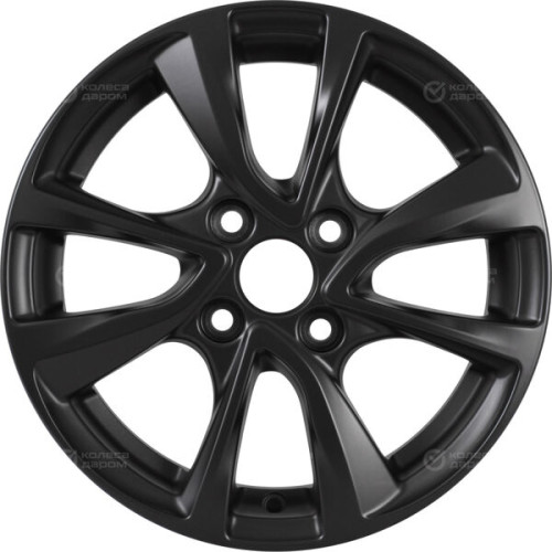 Колесный диск СКАД Ницца 5.5xR14 4x100 ET45 DIA67.1 черный полностью матовый