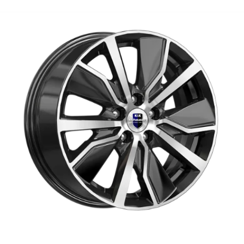 Легковой диск КиК Гамбит 6,5x16 5x114,3 ET45 60,1 Алмаз черный