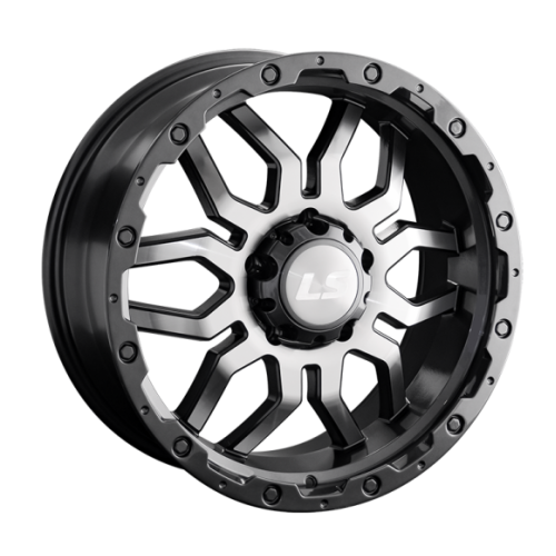 Легковой диск LS 1285 7,5x17 6x139,7 ET35 100,1 BKS+BZSL (уценка: имеется дефект)