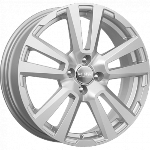 Легковой диск КиК КС874 6,5x17 4x100 ET43 60,1 Сильвер