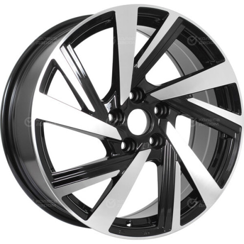 Колесный диск Replay NS171 7.5xR18 5x114.3 ET50 DIA66.1 черный полностью полированный