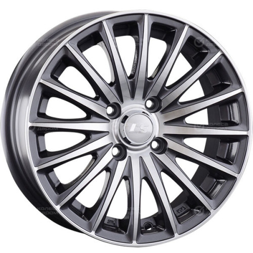 Колесный диск LS LS 804 7xR16 5x112 ET42 DIA66.6 насыщенный темно-серый полностью полированный