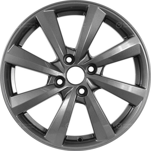 Колесный диск Carwel Селигер 6xR16 4x100 ET40 DIA67.1 серый матовый