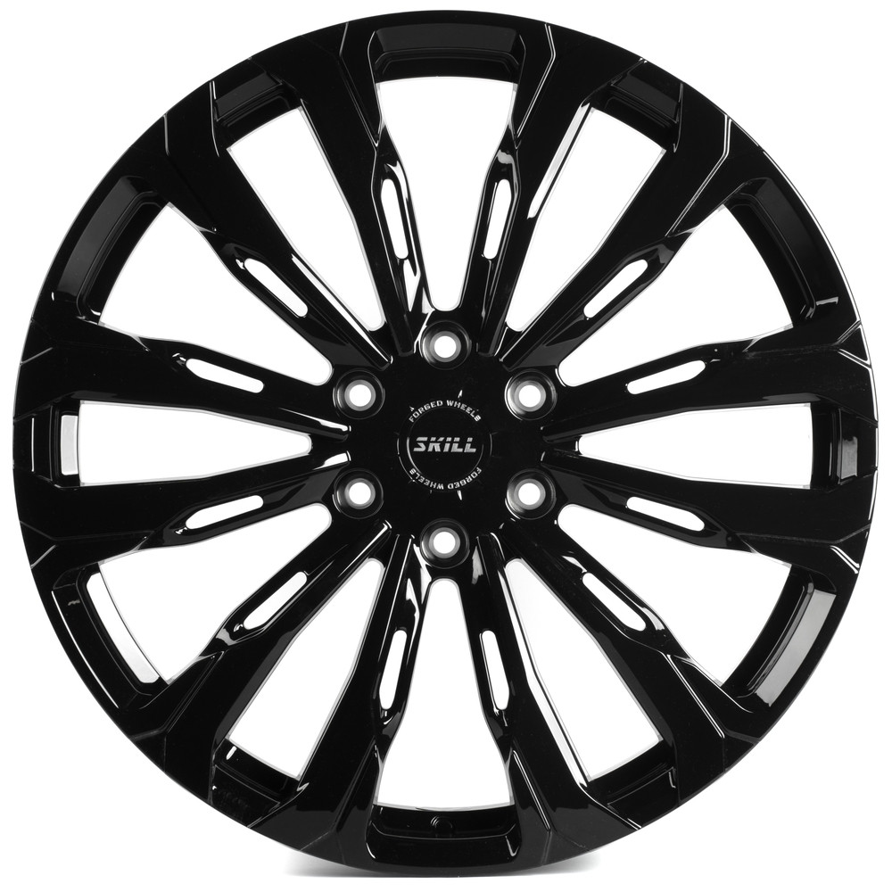 Легковой диск Skill Wheels SV671 9x22 6x139,7 ET50 95,1 чёрный глянцевый