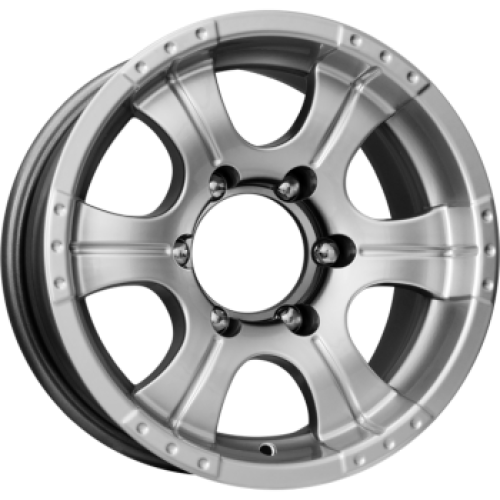 Легковой диск КиК Байконур 7x15 6x139,7 ET20 110,1 Дарк платинум