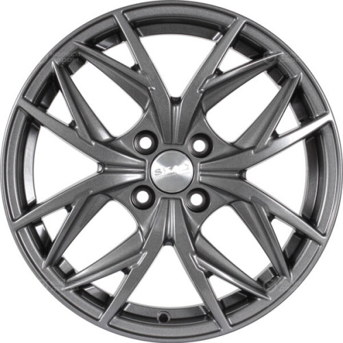 Колесный диск СКАД Асти 6.5xR16 4x100 ET51 DIA54.1 темно-серый цвет с перламутровыми оттенками