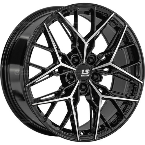 Колесный диск LS FlowForming LS RC106 8.5xR19 5x112 ET30 DIA66.6 черный полностью полированный
