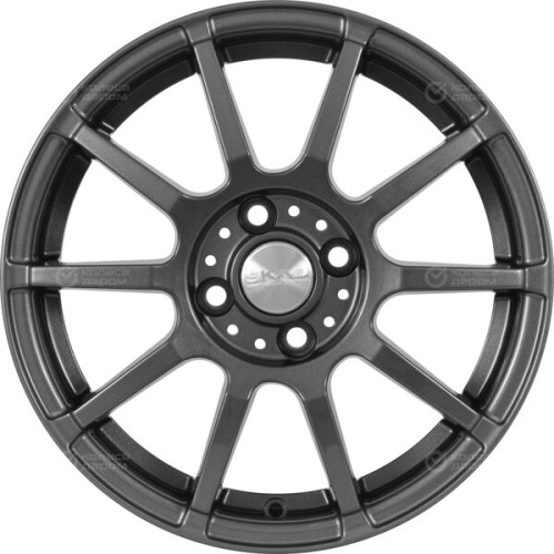 Колесный диск СКАД Акита 6xR15 4x100 ET47 DIA60.1 темно-серый цвет с перламутровыми оттенками