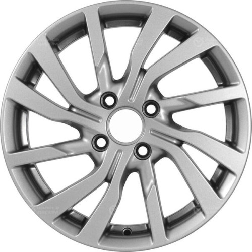 Колесный диск Carwel Вест 196 6xR15 4x100 ET50 DIA60.1 серебристый металлик