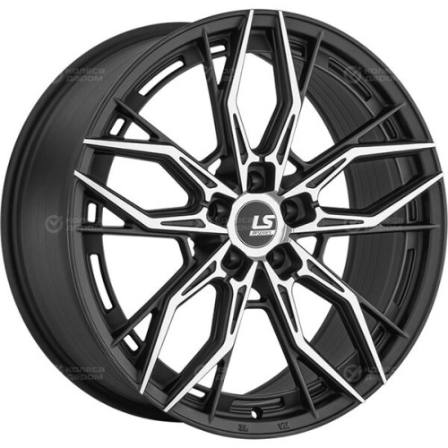Колесный диск LS FlowForming LS RC96 9xR20 5x108 ET35 DIA65.1 черный матовый полностью полированный