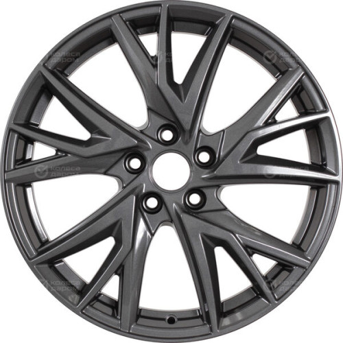 Колесный диск КиК Кайлас 6.5xR18 5x114.3 ET45 DIA66.1 насыщенный темно-серый полностью полированный