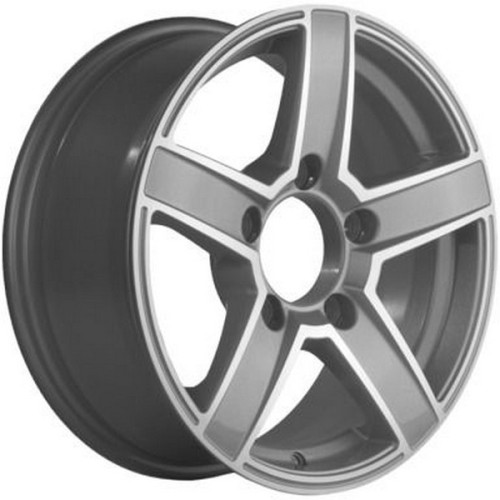 Легковой диск Khomen Wheels KHW1614 (Niva 4x4) 6,5x16 5x139,7 ET40 98,5 F-Silver-FP