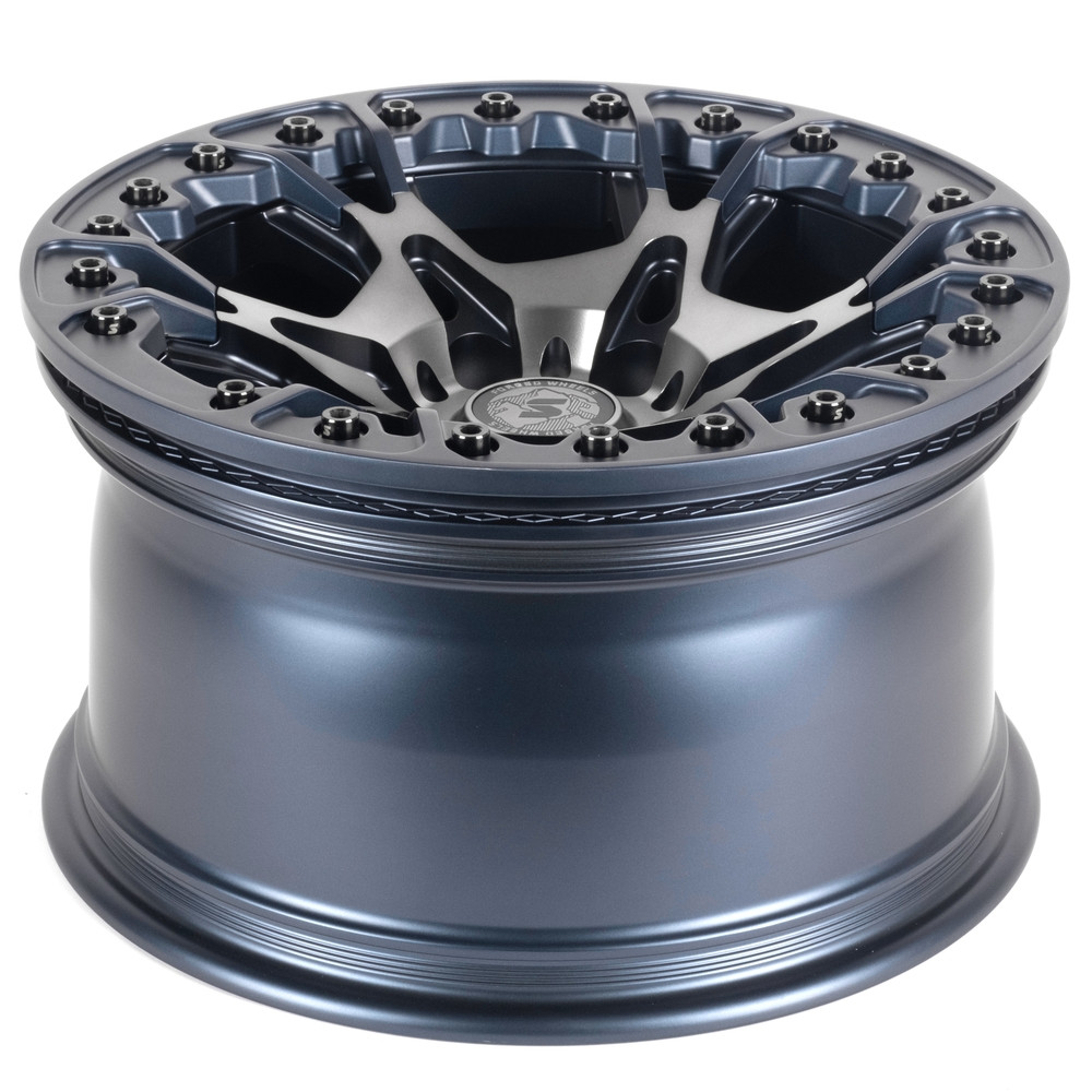Легковой диск Skill Wheels SV307 9x17 6x135 ET20 87,1 Синий матовый + полировка + лак SH55