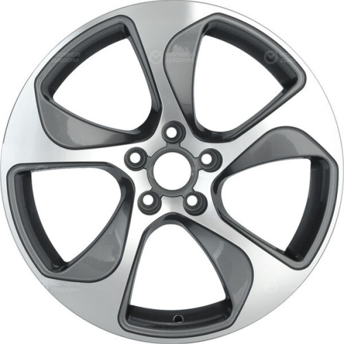 Колесный диск Replay VV186 8xR18 5x130 ET53 DIA71.6 насыщенный темно-серый полностью полированный