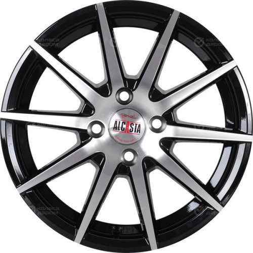 Колесный диск Alcasta M53 6xR15 5x100 ET38 DIA57.1 черный полностью полированный