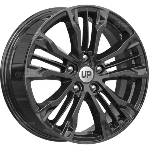 Колесный диск WUP Up106 7xR17 5x110 ET45 DIA67.1 черный глянцевый