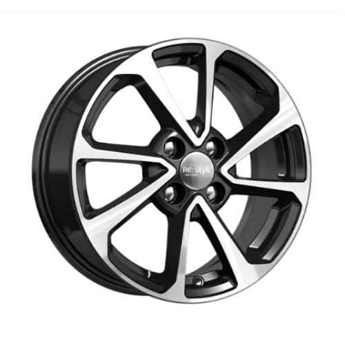 Легковой диск КиК КС861 6x15 4x100 ET48 54,1 Алмаз черный