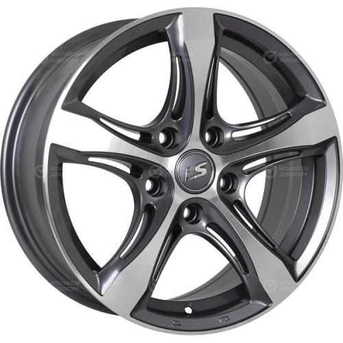 Колесный диск LS LS 1053 R17x7.5 5x114.3 ET45 CB67.1 GMF 7xR17 5x114.3 ET45 DIA67.1 (уценка) насыщенный темно-серый полностью полированный