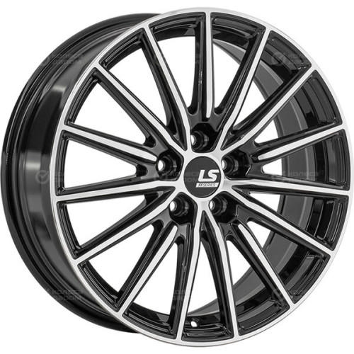 Колесный диск LS FlowForming LS RC93 7xR18 5x112 ET45 DIA57.1 черный полностью полированный