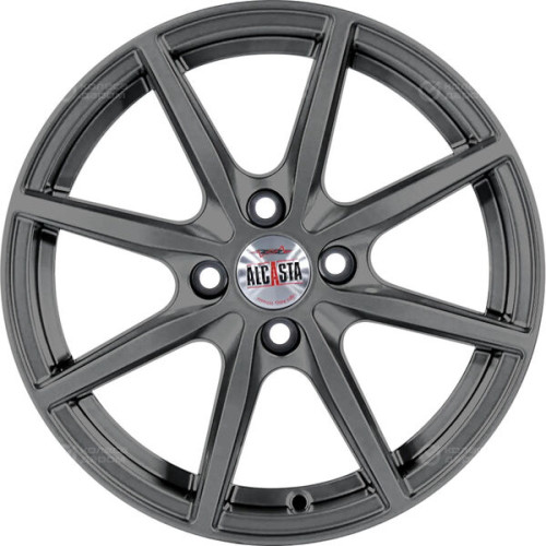 Колесный диск Alcasta M63 6xR15 4x100 ET46 DIA60.1 темно-серый цвет с перламутровыми оттенками