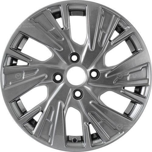 Колесный диск KDW KD1580 6xR15 4x100 ET46 DIA54.1 темно-серый
