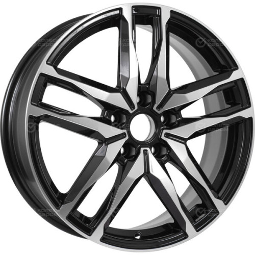Колесный диск iFree Бомбей 6.5xR18 5x114.3 ET50 DIA54.1 чёрный глянцевый с полированной лицевой частью