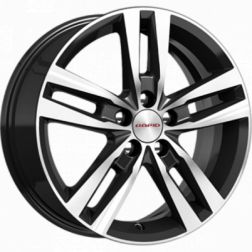 Легковой диск Rapid Rassvet 6,5x16 5x100 ET48 56,1 Алмаз черный