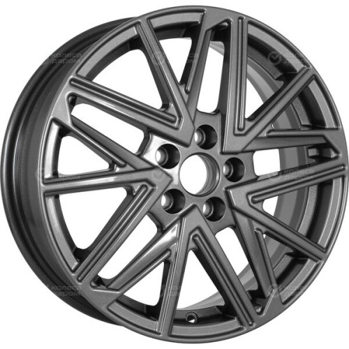 Колесный диск Carwel Галилео 6xR16 5x110 ET38 DIA65.1 серый матовый