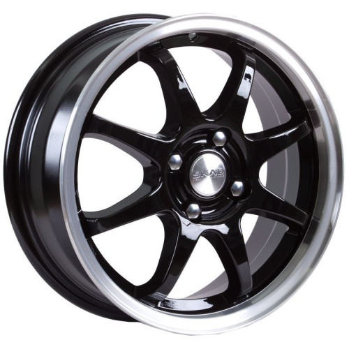 Легковой диск СКАД Форвард 6x15 4x100 ET45 54,1 Черный бархат