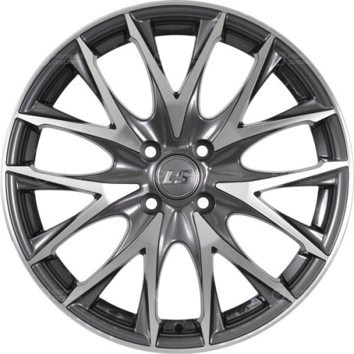 Колесный диск LS LS 916 6.5xR17 4x100 ET41 DIA60.1 насыщенный темно-серый полностью полированный