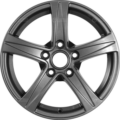 Колесный диск СКАД Sakura 6.5xR15 5x112 ET35 DIA66.6 темно-серый цвет с перламутровыми оттенками