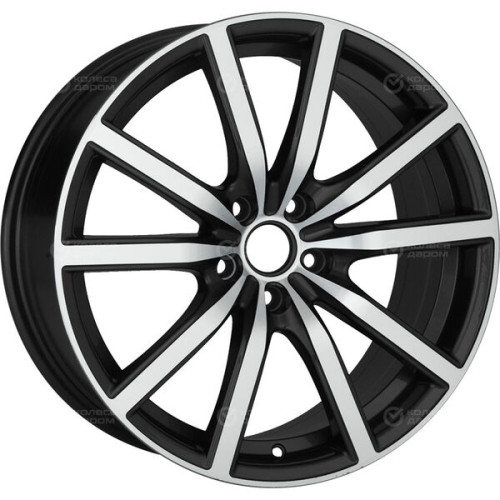 Колесный диск Replay JG1 8xR18 5x108 ET49 DIA63.4 черный матовый полностью полированный