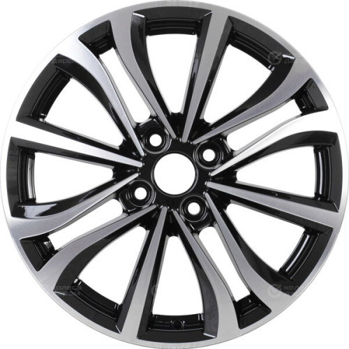 Колесный диск iFree Панган 6xR16 4x100 ET45 DIA54.1 чёрный глянцевый с полированной лицевой частью