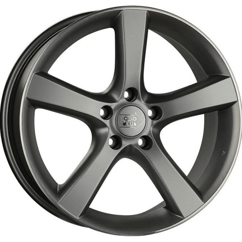 Легковой диск 1000 Miglia MM1001 8x18 5x108 ET40 67,1 Matt Anthracite Polished Lip