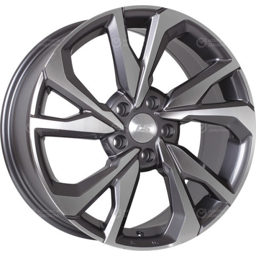 Колесный диск LS LS 920 8xR18 5x114.3 ET40 DIA73.1 насыщенный темно-серый полностью полированный