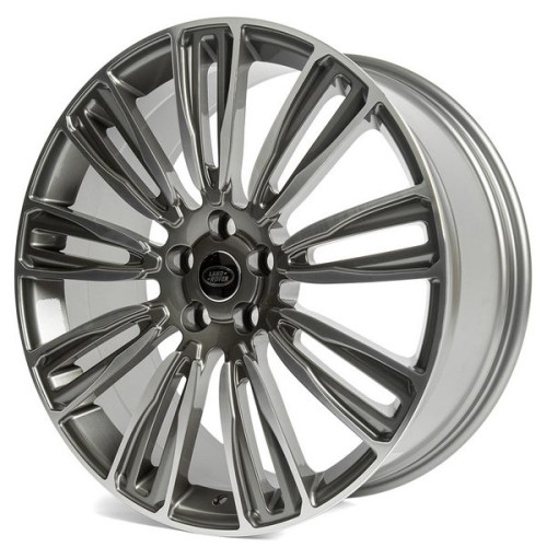 Легковой диск CMST FG405 9,5x21 5x120 ET45 72,6 графит + полированные спицы