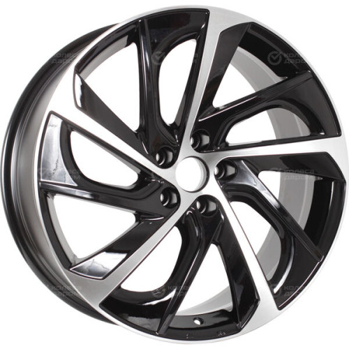 Колесный диск Replay LX104 8xR18 5x114.3 ET30 DIA60.1 черный полностью полированный