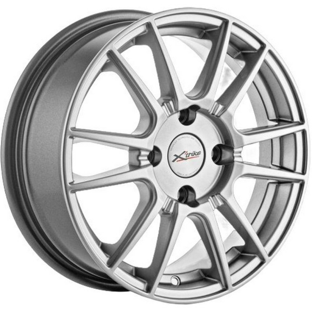 Легковой диск X-trike X-127 6x15 4x100 ET35 67,1 BK/FP