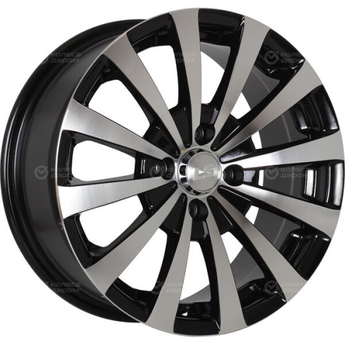 Колесный диск LS LS NG247 6.5xR15 4x100 ET38 DIA73.1 черный полностью полированный